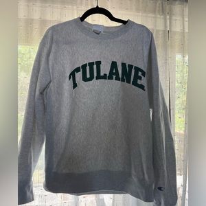 Champion Tulane retro reverse weave men’s size large sweatshirt